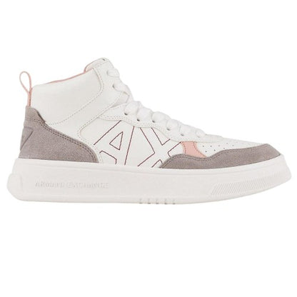 Front - Armani Exchange Womens/Ladies Colour Block High Top Trainers