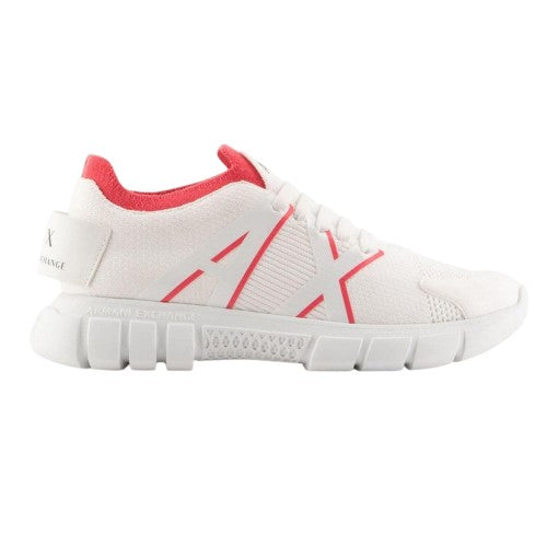 Front - Armani Exchange Womens/Ladies Contrast Mesh Trainers