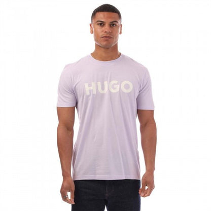 Front - Hugo Mens Dulivio Crew Neck Regular T-Shirt