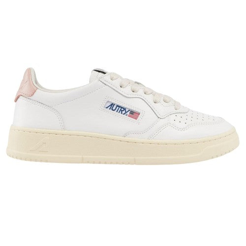 Front - Autry Womens/Ladies Leather Court Trainers