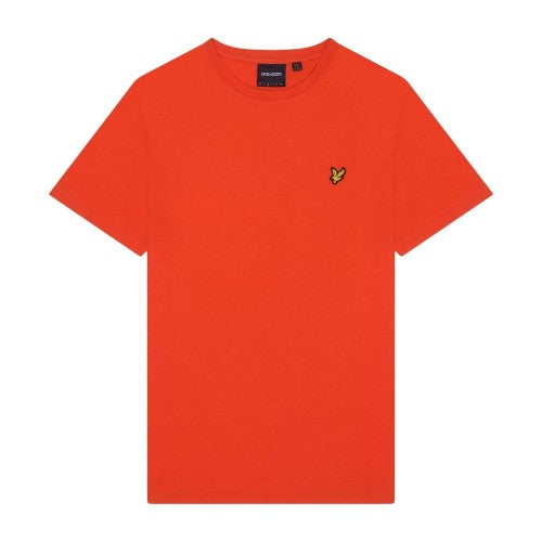 Front - Lyle & Scott Mens Logo Crew Neck Regular T-Shirt
