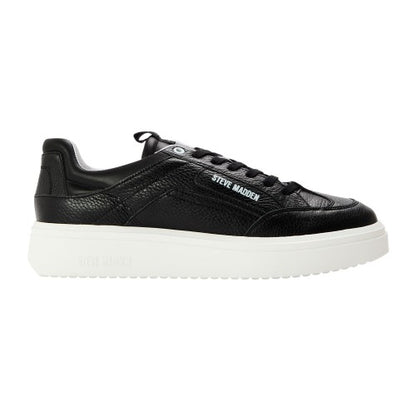 Front - Steve Madden Mens Orlando Leather Trainers