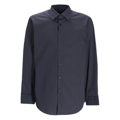 Front - Boss Mens Polka Dot Regular Long-Sleeved Shirt