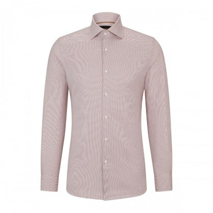 Front - Boss Mens Plain Regular Long-Sleeved Shirt