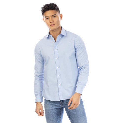 Front - Peter Werth Mens Regular Long-Sleeved Shirt