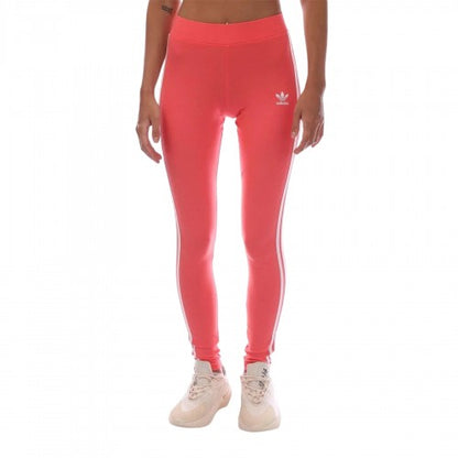 Front - Adidas Womens/Ladies Classics 3 Stripes Leggings