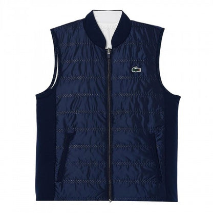 Front - Lacoste Womens/Ladies Quilted Slim Gilet