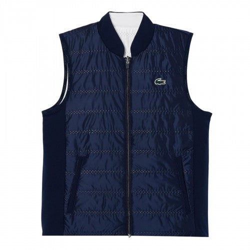 Front - Lacoste Womens/Ladies Quilted Slim Gilet