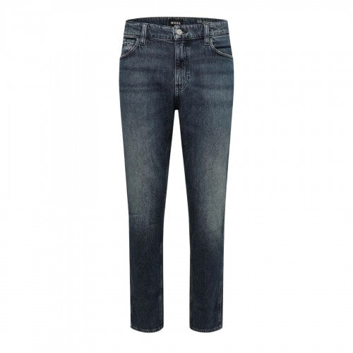 Front - Boss Mens Delaware Cotton Slim Jeans
