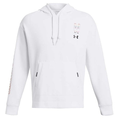 Front - Under Armour Unisex Adult Pride Graphic Print Relaxed Fit Hoodie