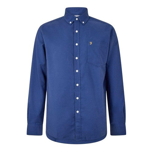 Front - Farah Mens Boxworth Regular Formal Shirt