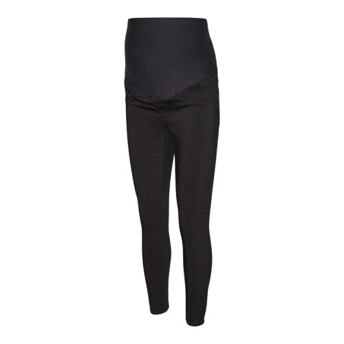 Front - Mamalicious Womens/Ladies Plain Slim Jeggings