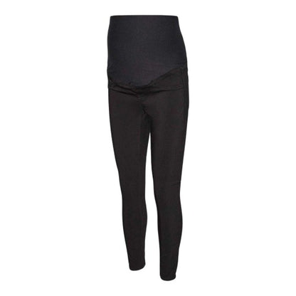 Front - Mamalicious Womens/Ladies Plain Slim Jeggings