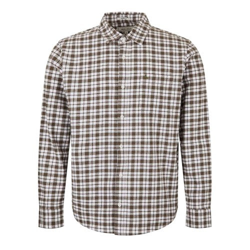 Front - Jack Wills Mens Checked Long-Sleeved Shirt