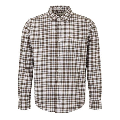 Front - Jack Wills Mens Checked Long-Sleeved Shirt