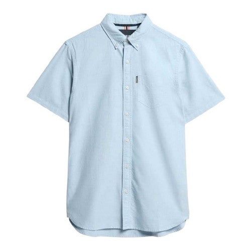 Front - Superdry Mens Regular Short-Sleeved Shirt
