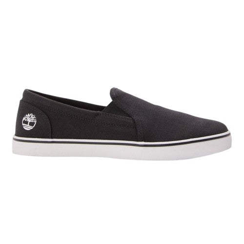 Front - Timberland Mens Skape Park Canvas Slip-on Flat Trainers