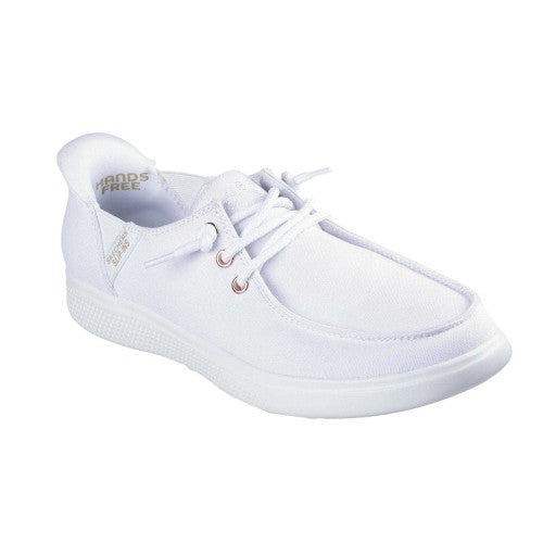 Front - Skechers Childrens/Kids Bobs Skip Cute Canvas Trainers