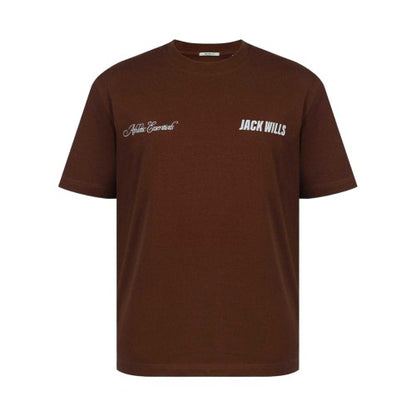 Front - Jack Wills Mens Script Mix Oversized T-Shirt