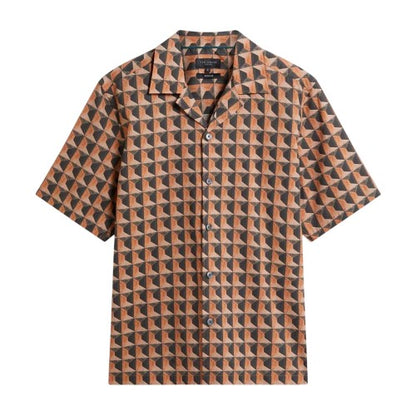 Front - Ted Baker Mens Geometric Short-Sleeved Shirt