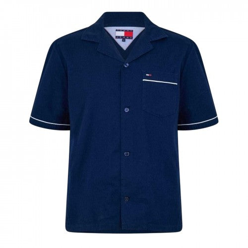 Front - Tommy Jeans Mens Embroidered Regular Shirt