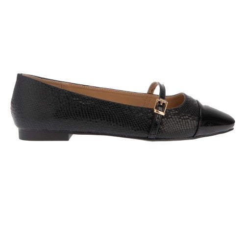 Front - Dune London Womens/Ladies Hibiski Ballet Straps Pumps