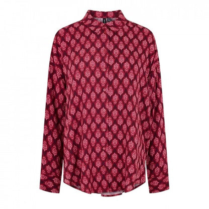 Front - Vero Moda Womens/Ladies Mathilda Relaxed Fit Long-Sleeved Shirt