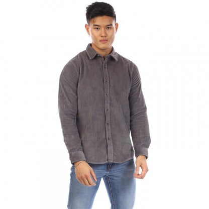 Front - Peter Werth Mens Elmore Corduroy Shirt