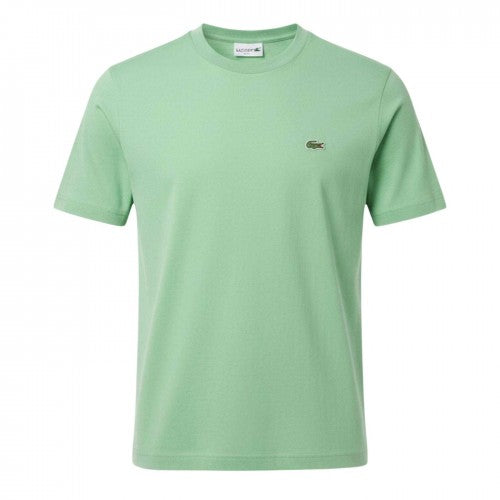 Front - Lacoste Mens Embroidered Logo Cotton T-Shirt