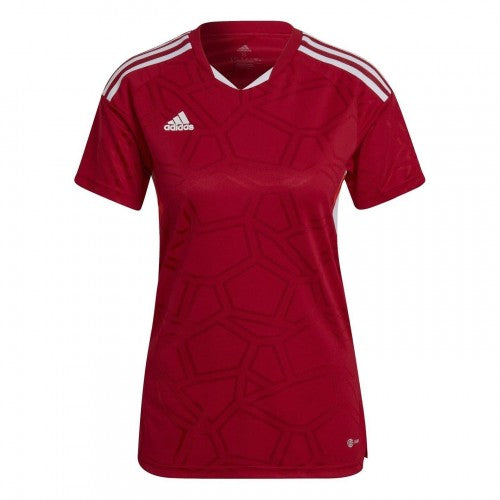Front - Adidas Womens/Ladies Geometric Pattern Regular T-Shirt
