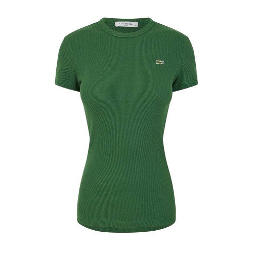 Front - Lacoste Womens/Ladies Logo Slim T-Shirt