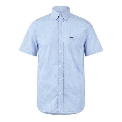 Front - Lacoste Mens Regular Short-Sleeved Shirt