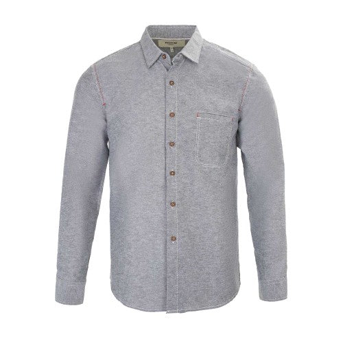 Front - Firetrap Mens Plain Cotton Blend Shirt