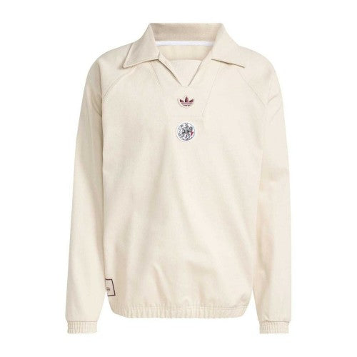 Front - Adidas Mens Originals Ajax Amsterdam Drill Top