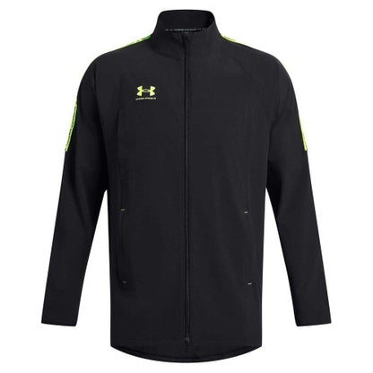 Front - Under Armour Mens Zip Neck Long-Sleeved Athletic Track Top