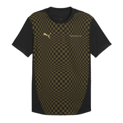 Front - Puma Mens Porsche Spirit Checkerboard T-Shirt