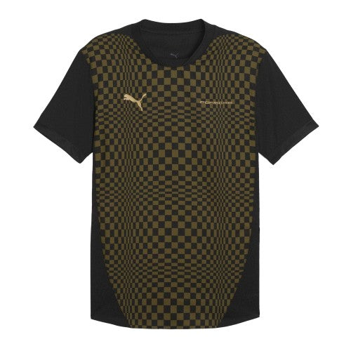 Front - Puma Mens Porsche Spirit Checkerboard T-Shirt