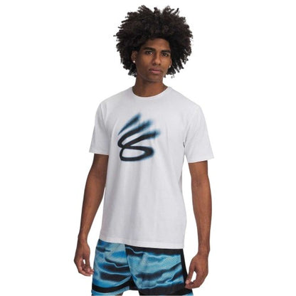Front - Under Armour Mens Curry Playable T-Shirt