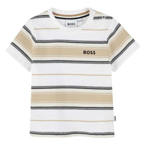 Front - Boss Baby Striped Regular T-Shirt