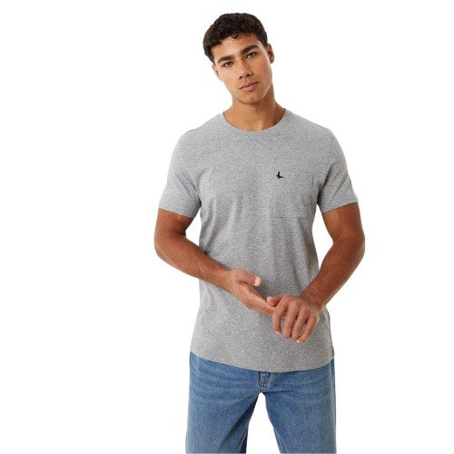 Front - Jack Wills Mens Ayleford Logo Chest Pocket T-Shirt