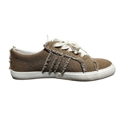 Front - Ralph Lauren Womens/Ladies Janson Flat Trainers