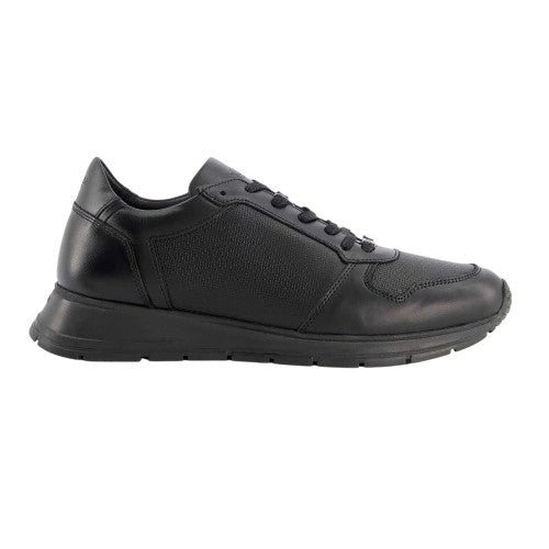 Front - Dune London Mens Treats Plain Leather Trainers