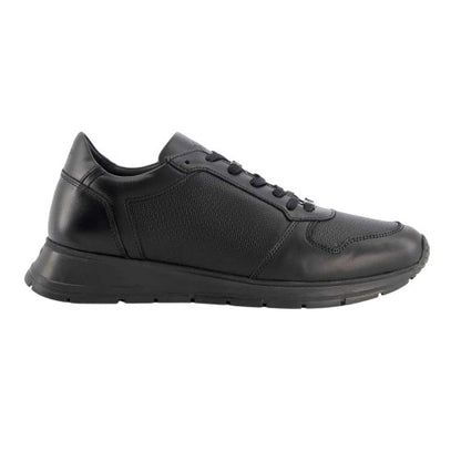 Front - Dune London Mens Treats Plain Leather Trainers