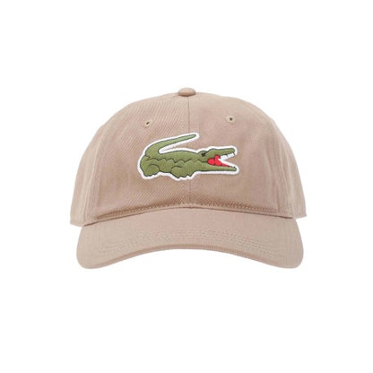 Front - Lacoste Garbardine Embroidered Logo Baseball Cap