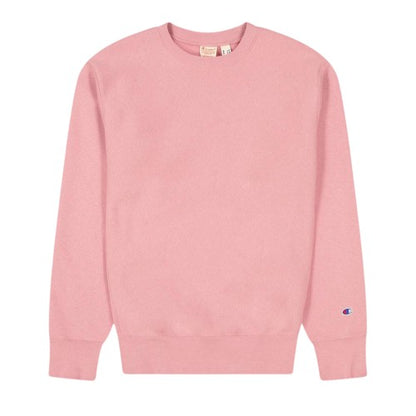 Front - Champion Mens Crew Neck Regular Long-Sleeved Sweatshirt