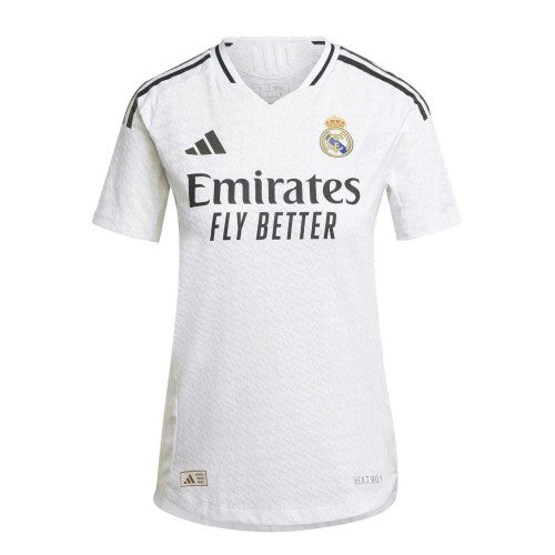 Front - Adidas Womens/Ladies Authentic 24/25 Real Madrid CF Home Shirt