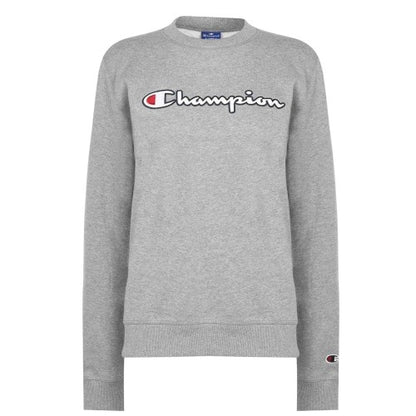 Front - Champion Womens/Ladies Script Logo Sweatshirt