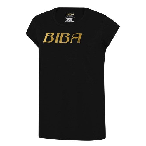 Front - Biba Womens/Ladies Logo Cotton T-Shirt