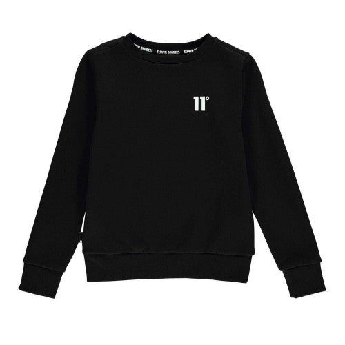 Front - 11 Degrees Childrens/Kids Crew Neck Sweatshirt