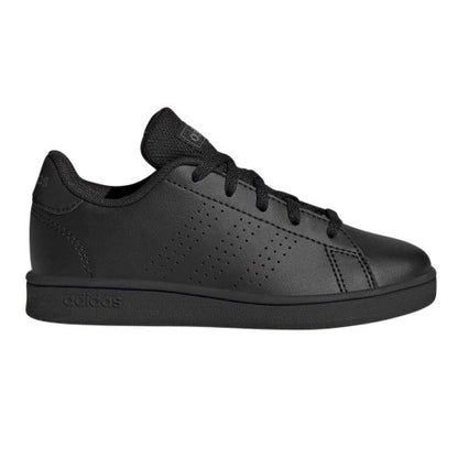 Front - Adidas Childrens/Kids Advantage Flat Trainers